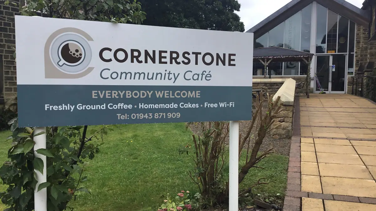 Cornerstone Community Cafe – cake shop in Stocks Hill Estate, Guiseley